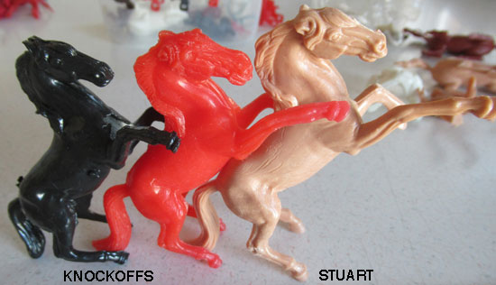 rearing horse knockoffs