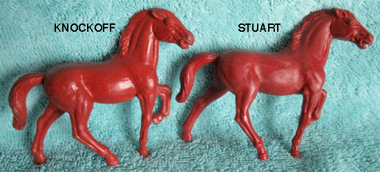 standing horse difference