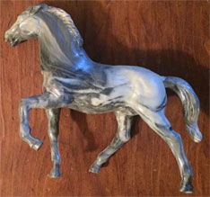 gray white stuart horse