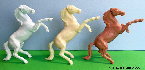 rearing horses